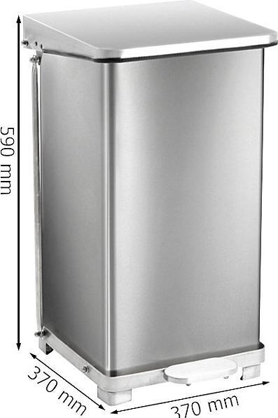 Actual product image kaiserkraft Industrial pedal bin (45 l)