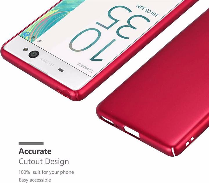 Actual product image Cadorabo Hard Cover Matt Metal Cover (Sony Xperia XA)