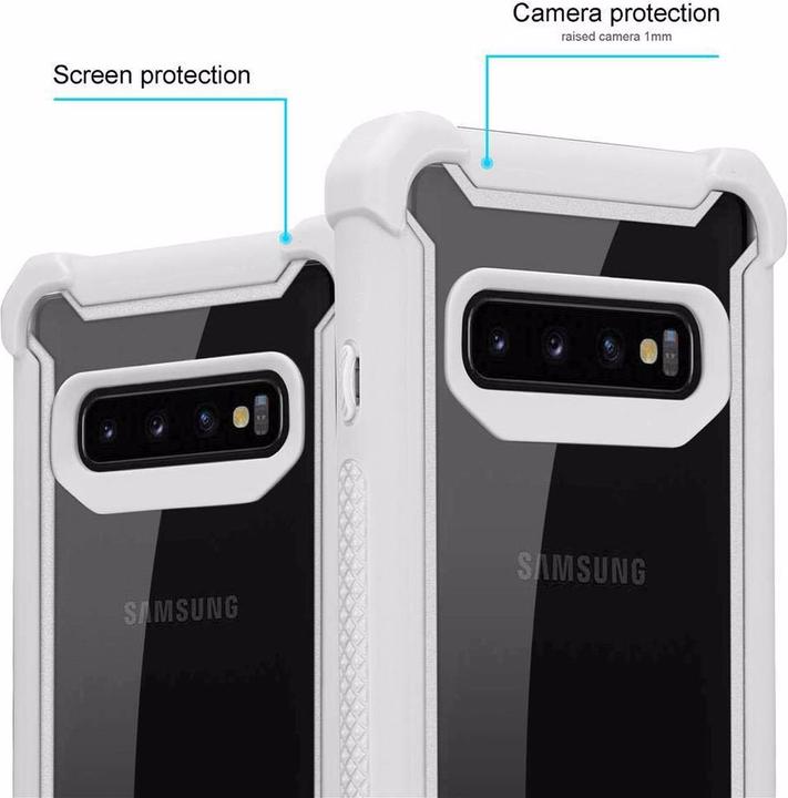 Actual product image Cadorabo Hybrid 2-in-1 Acrylic Cover (Samsung Galaxy S10+)