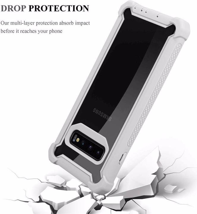 Actual product image Cadorabo Hybrid 2-in-1 Acrylic Cover (Samsung Galaxy S10+)