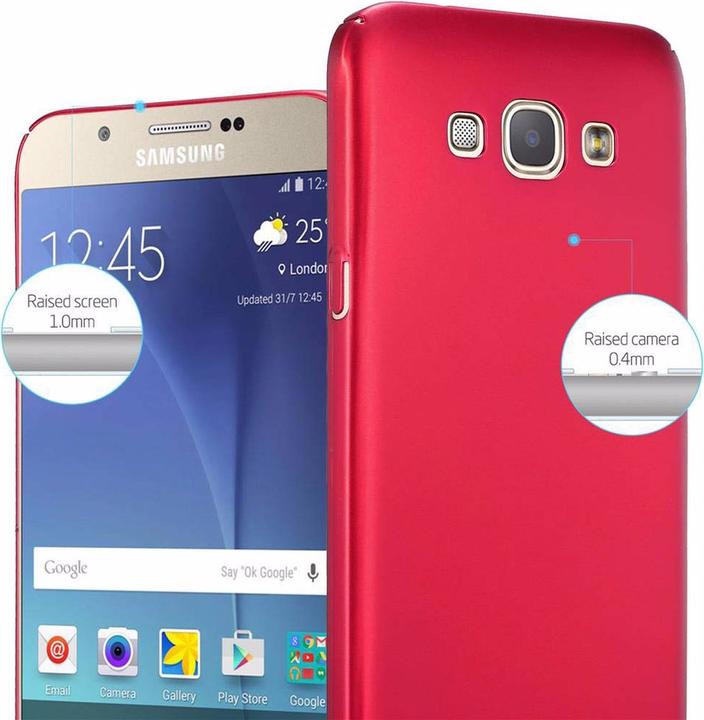 Actual product image Cadorabo Hard Cover Matt Metal Cover (Samsung Galaxy A8 (2018))