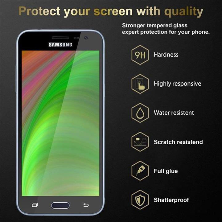 Produktbild Cadorabo Vollbild Displayschutzglas (3 Stück, Samsung Galaxy J3 (2016))