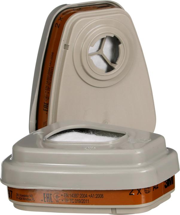 Immagine prodotto 3M Filtro di ricambio per respiratore semimaschera 6002C (A2P2, 2 x)