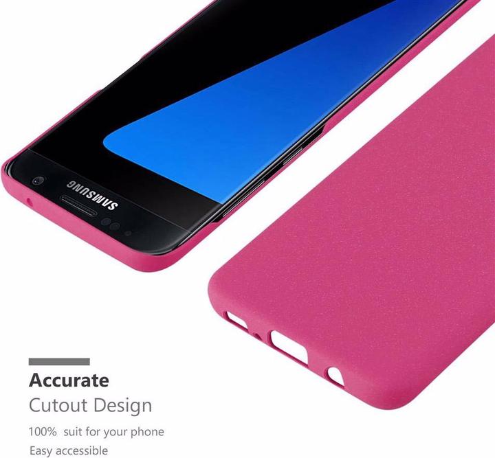 Image du produit Cadorabo Couverture rigide Frosty Cover (Samsung Galaxy S7 Edge)