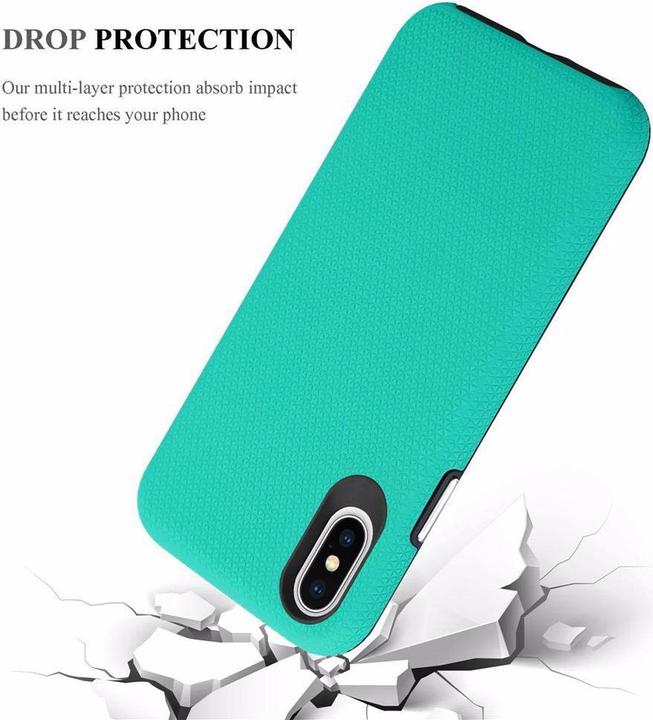 Actual product image Cadorabo Hybrid Triangle Cover (Apple iPhone X)