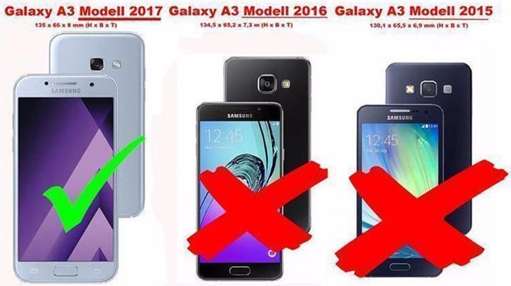 Productafbeelding Cadorabo Harde kaft Matte metalen omslag (Samsung Galaxy A3 (2017))