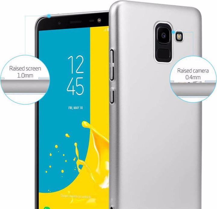 Actual product image Cadorabo Hard Cover Matt Metal Cover (Samsung Galaxy J6 (2018))