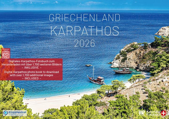 Immagine prodotto WR Kalender Griechenland - Karpathos 2026 A2 querformat (Copertina rigida, Tedesco)