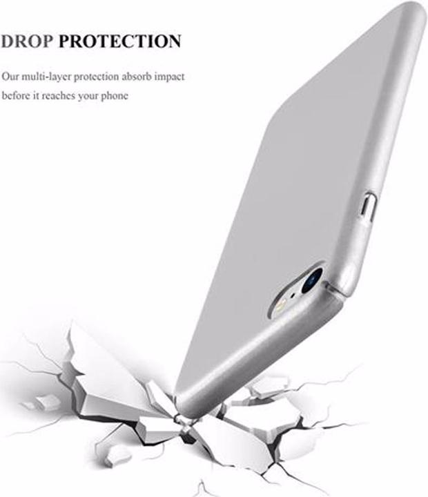 Actual product image Cadorabo Hard Cover Matt Metal Cover (Apple iPhone 7, Apple iPhone SE (2nd Gen))