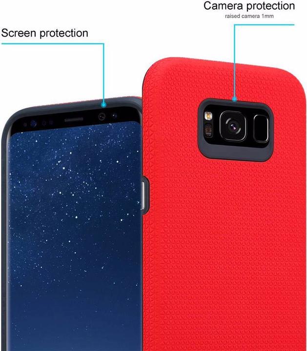 Actual product image Cadorabo Hybrid Triangle Cover (Samsung Galaxy S8+)
