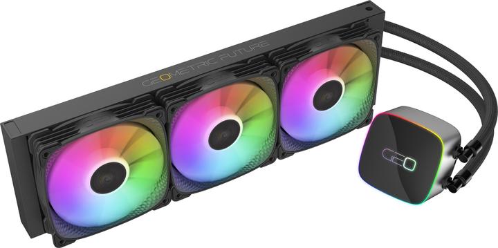 Actual product image Geometric Future Eskimo Junior Neon 360 AIO water cooling, ARGB - black, 360mm