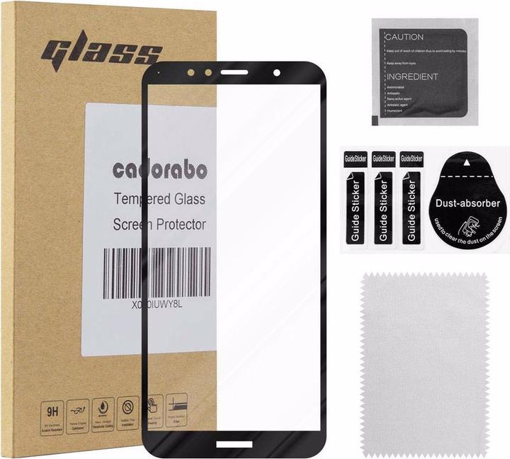 Actual product image Cadorabo Full screen display protection glass (1 Piece, Huawei Y6 Prime (2018))
