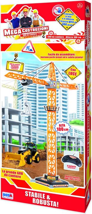 Image du produit Rs Toys Mega Costruzioni - Grue filoguidée 100 cm avec lumière
