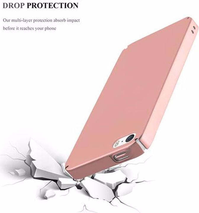 Actual product image Cadorabo Hard Cover Matt Metal Cover (Apple iPhone 5)
