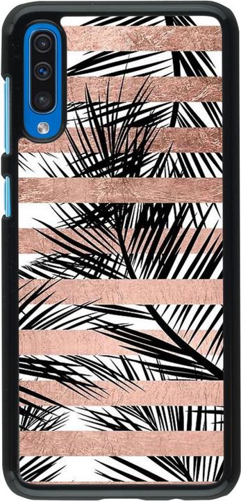 Actual product image PhoneLook Coque Palm trees gold stripes (Samsung Galaxy A50)