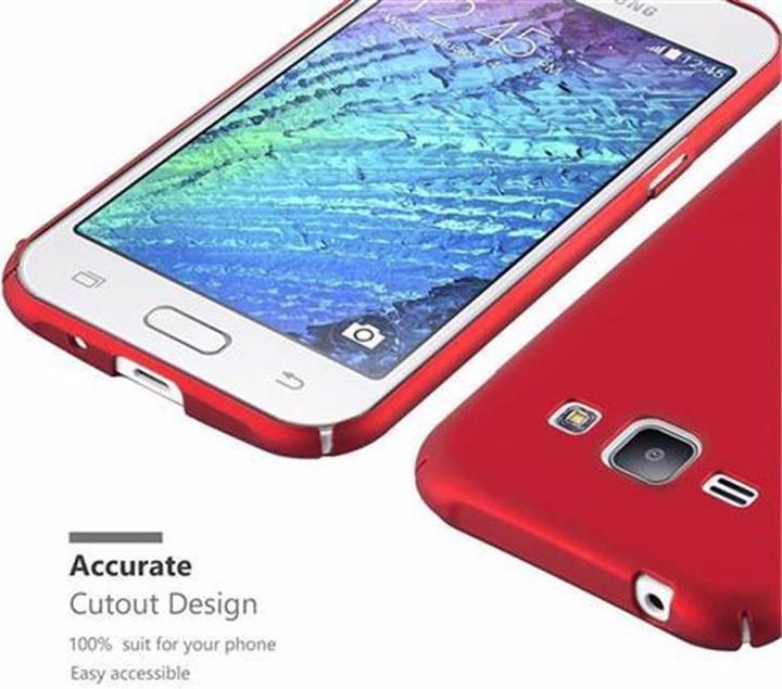 Actual product image Cadorabo Hard Cover Matt Metal Cover (Samsung Galaxy J1)