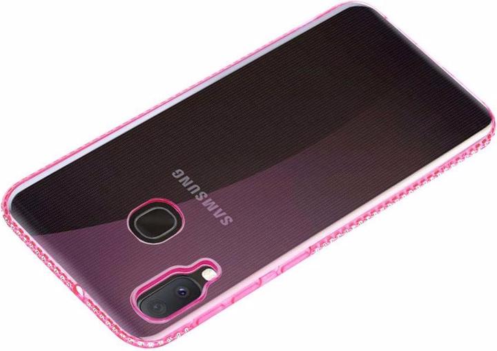 Productafbeelding Cadorabo TPU Ultra Slim Rhinestone Cover (Samsung Galaxy A20e)