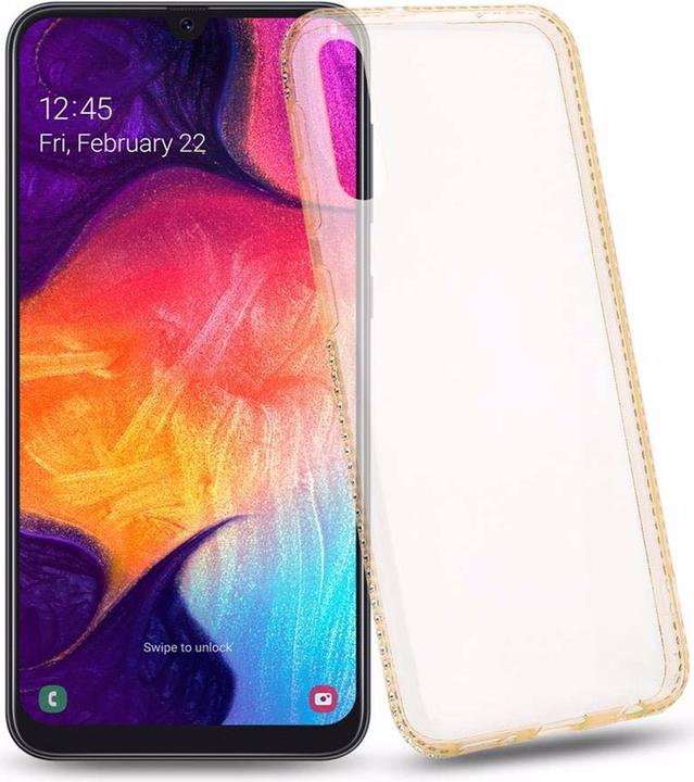 Productafbeelding Cadorabo TPU Ultra Slim Rhinestone Cover (Samsung Galaxy A50)