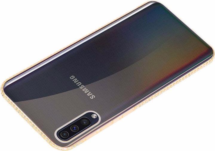 Productafbeelding Cadorabo TPU Ultra Slim Rhinestone Cover (Samsung Galaxy A50)