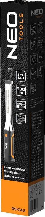 Image du produit Neo Lampe d'atelier sans fil 600 lm SMD (600 lm)