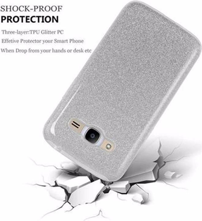 Produktbild Cadorabo TPU Glitzer (3-teilig) Cover (Samsung Galaxy J2 2016)