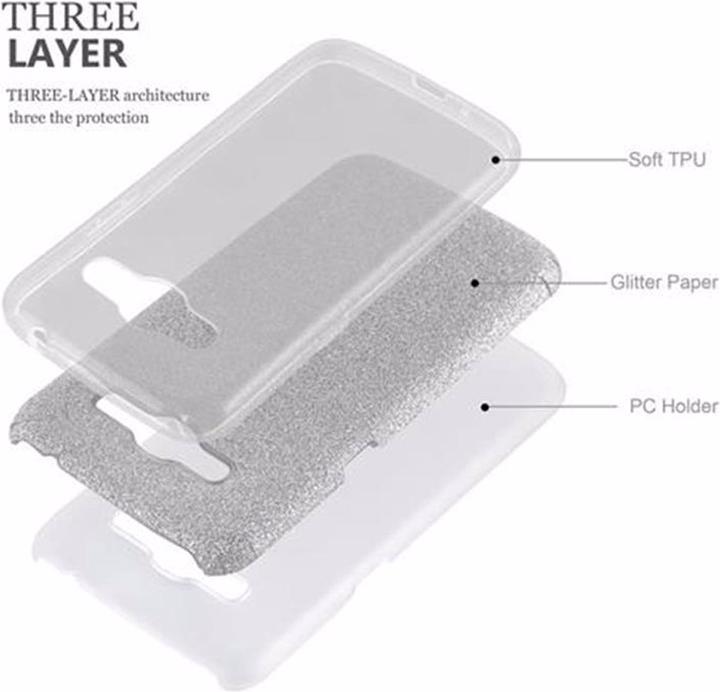 Produktbild Cadorabo TPU Glitzer (3-teilig) Cover (Samsung Galaxy J2 2016)