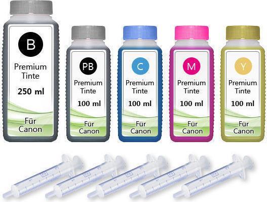 Image du produit Druckfuxx 650ml NACHFÜLL TINTE für CANON PIXMA MG5700 MG5750 MG5751 MG5752 MG575