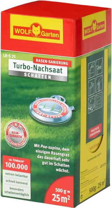 Produktbild Wolf-Garten Turbo-Nachsaat Schattenrasen LR-S 25 (Pflanzensamen)