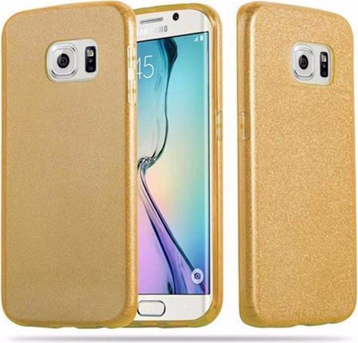 Produktbild Cadorabo TPU Glitzer (3-teilig) Cover (Samsung Galaxy S6 Edge)