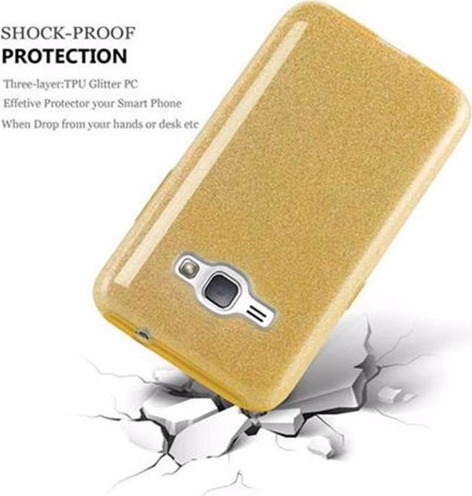 Productafbeelding Cadorabo TPU glitter (3-delig) hoesje (Samsung Galaxy J1 (2016))