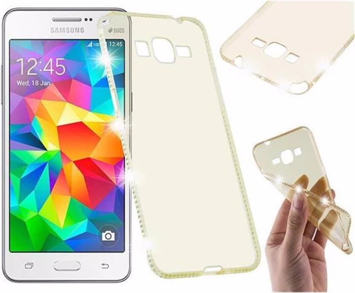 Productafbeelding Cadorabo TPU Ultra Slim Rhinestone Cover (Samsung Galaxy Grand Prime)