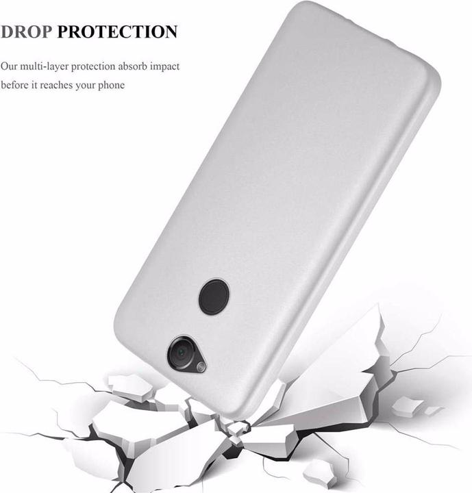 Actual product image Cadorabo TPU Matt Metallic Cover (Sony Xperia XA2)