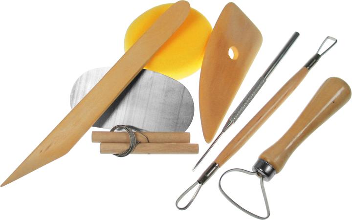 Meyco Set di modellazione e ceramica, 8 pezzi