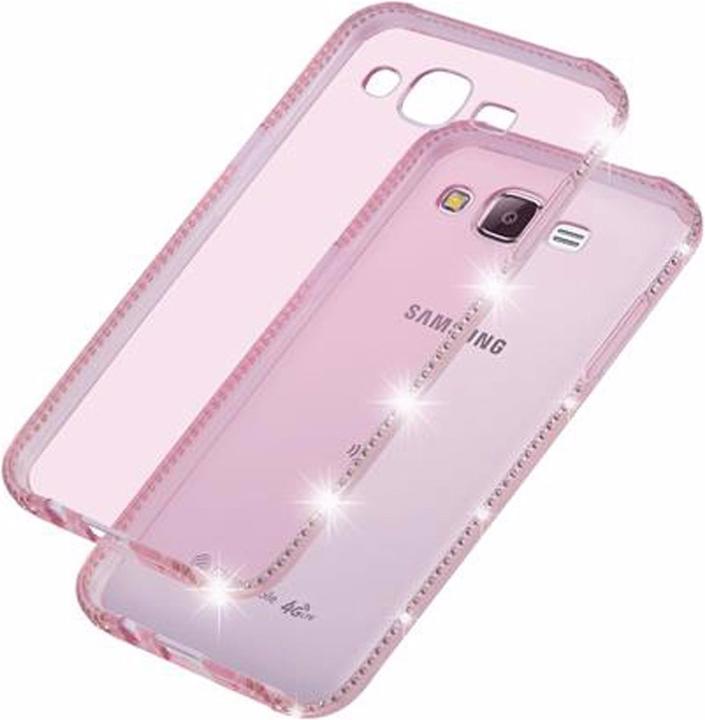 Productafbeelding Cadorabo TPU Ultra Slim Rhinestone Cover (Samsung Galaxy J5)