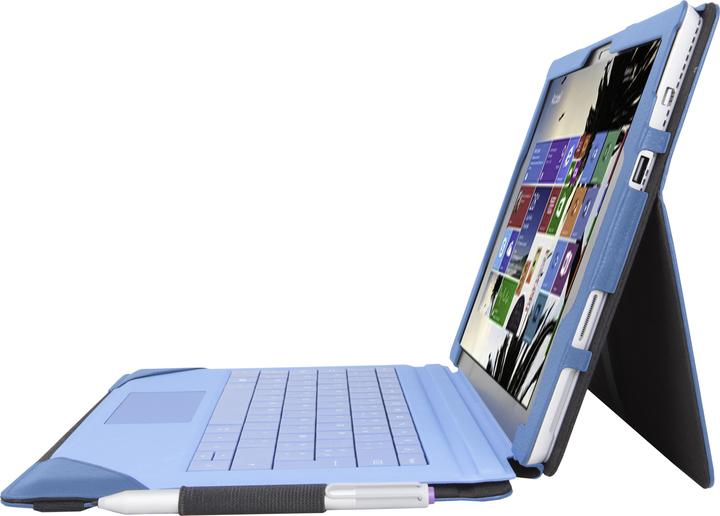 Produktbild Urban Factory Elegant Folio Case For Microsof Surface Pro 4 - Bright Blue (Surface Pro 4)
