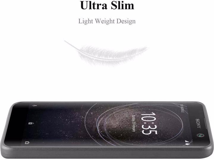 Actual product image Cadorabo TPU Matt Metallic Cover (Sony Xperia XA2)