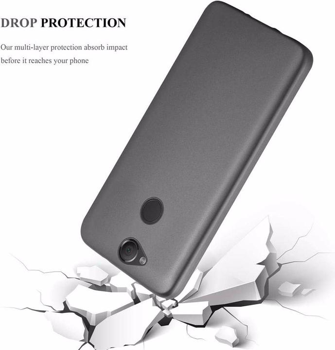 Actual product image Cadorabo TPU Matt Metallic Cover (Sony Xperia XA2)