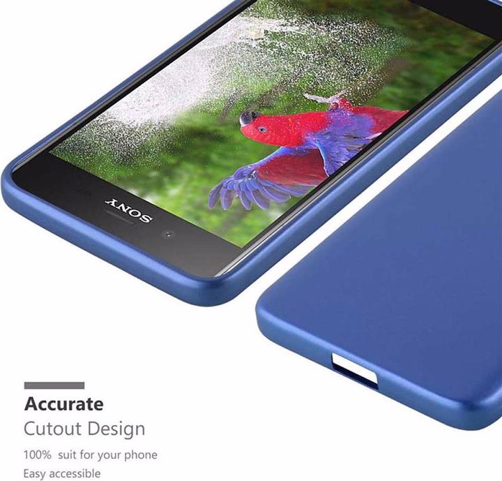 Image du produit Cadorabo Couverture métallique mate TPU (Sony Xperia XZ1)