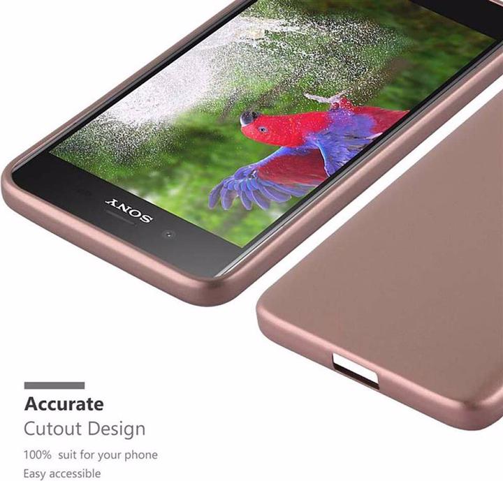 Produktbild Cadorabo TPU Matt Metallic Cover (Sony Xperia XZ1)