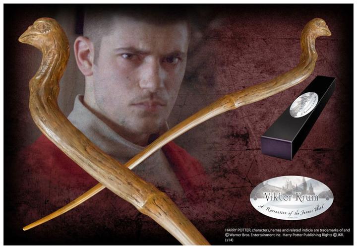 Actual product image Noble Collection Harry Potter Zauberstab Viktor Krum (Charakter-Edition)