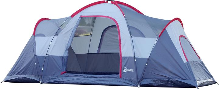Outsunny Tente tunnel (Tente tunnel, 6.40 kg, 6 personnes)