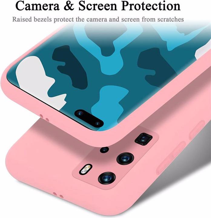 Produktbild Cadorabo TPU Liquid Silicone Case Cover (Huawei P40 Pro+)