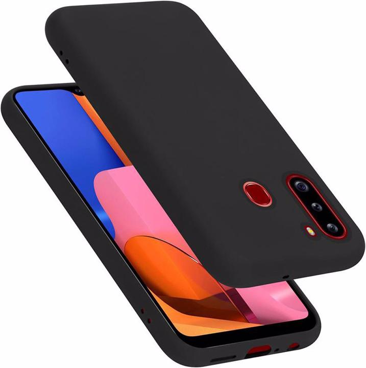 Actual product image Cadorabo TPU Liquid Silicone Case Cover (Samsung Galaxy A21)