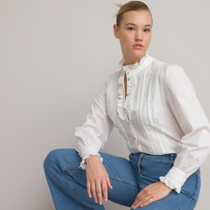 Produktbild La Redoute Collections Bluse Signature im viktorianischen Stil (38)
