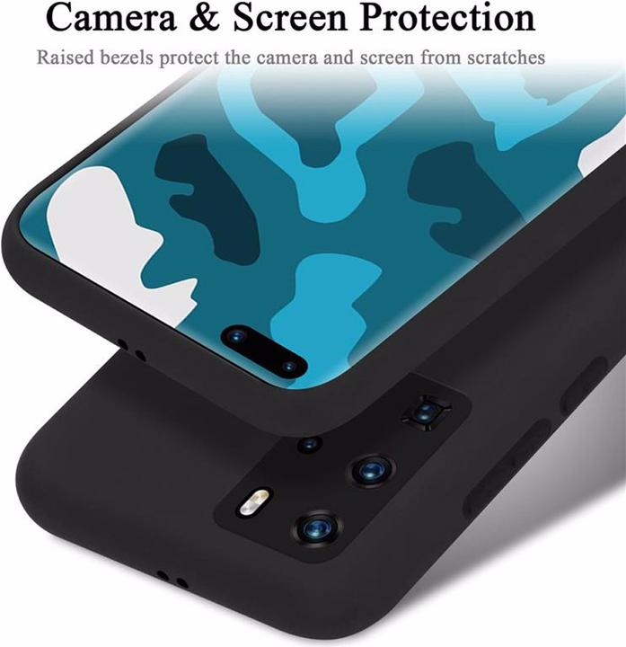Image du produit Cadorabo TPU Liquid Silicone Case Cover (Huawei P40 Pro+)