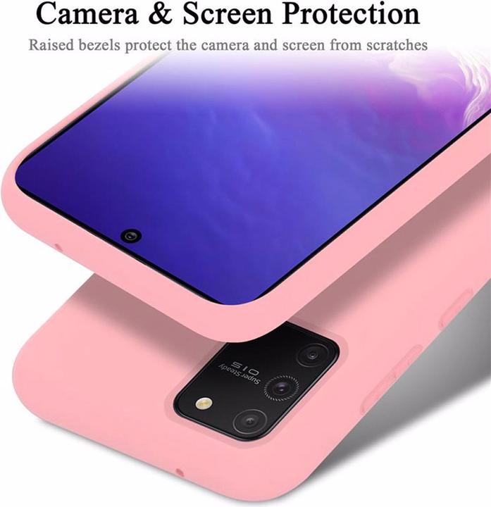 Actual product image Cadorabo TPU Liquid Silicone Case Cover (Samsung Galaxy S10 Lite, Samsung Galaxy A91)
