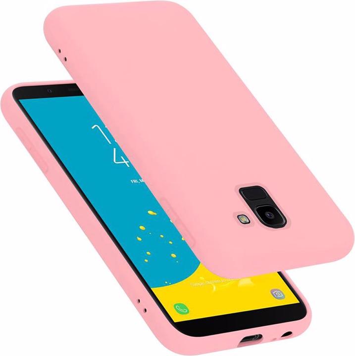 Actual product image Cadorabo TPU Liquid Silicone Case Cover (Samsung Galaxy J6 (2018))