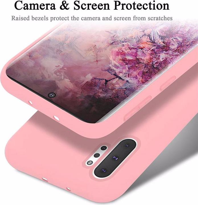 Image du produit Cadorabo TPU Liquid Silicone Case Cover (Samsung Galaxy Note 10 Plus, Samsung Galaxy Note 10 Pro)