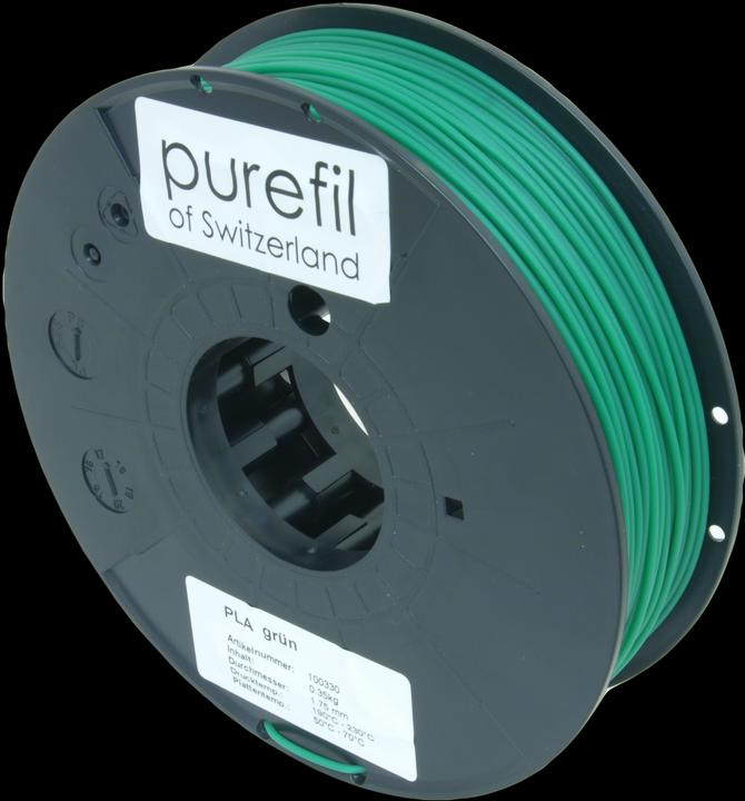 Actual product image Purefil Filament (PLA, 1.75 mm, 350 g, Green)