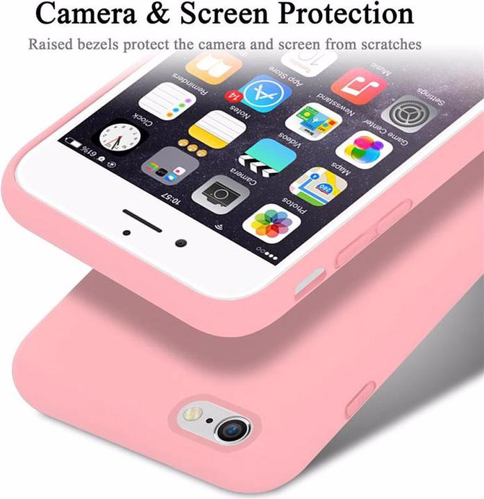 Actual product image Cadorabo TPU Liquid Silicone Case Cover (Apple iPhone 6)